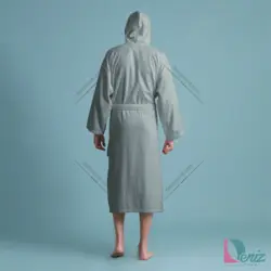 تن پوش ساده soft رنگ طوسی - deniztowel