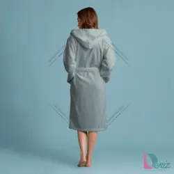 تن پوش ساده soft رنگ طوسی - deniztowel