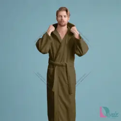 تن پوش ساده soft رنگ قهوه ای روشن - deniztowel