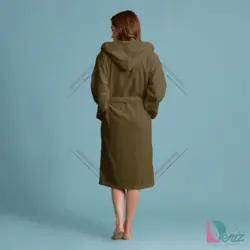 تن پوش ساده soft رنگ قهوه ای روشن - deniztowel