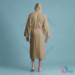 تن پوش ساده soft رنگ نسکافه ای - deniztowel