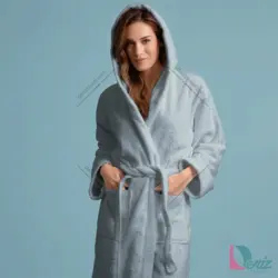 تن پوش ساده soft رنگ نقرابی - deniztowel