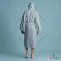 تن پوش ساده soft رنگ نقرابی - deniztowel