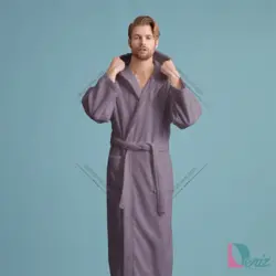 تن پوش ساده soft رنگ یاسی تیره - deniztowel