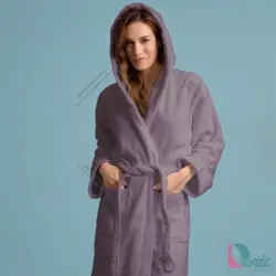 تن پوش ساده soft رنگ یاسی تیره - deniztowel