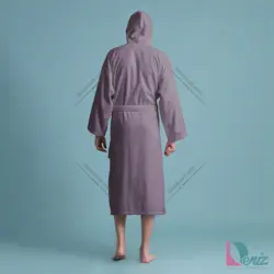 تن پوش ساده soft رنگ یاسی تیره - deniztowel