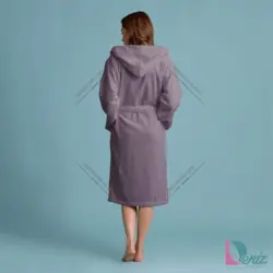 تن پوش ساده soft رنگ یاسی تیره - deniztowel