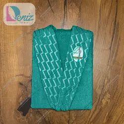 حوله تن پوش آرام رنگ کله غازی - deniztowel