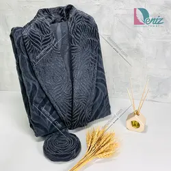 حوله تن پوش فولیا رنگ نوک مدادی - deniztowel