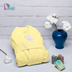 حوله تن پوش البروس رنگ لیمویی - deniztowel