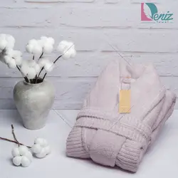 حوله تن پوش Cotton Life رنگ یاسی روشن - deniztowel