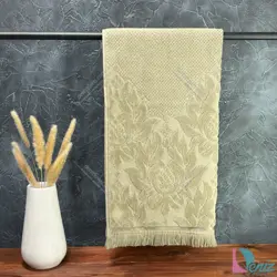حوله دستی طرح سویل رنگ صدری - deniztowel