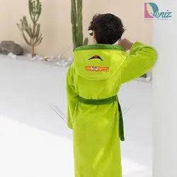 حوله کودک طرح نینجا سبز - deniztowel