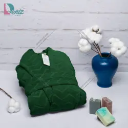 حوله تن پوش البروس رنگ یشمی - deniztowel