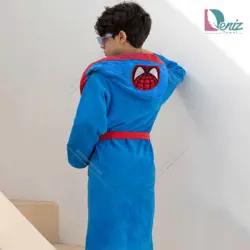 حوله کودک طرح مرد عنکبوتی آبی - deniztowel