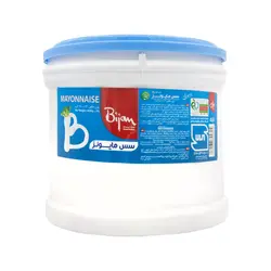 بیژن سس مایونز پرچرب دبه ای 1/8کیلوگرم
