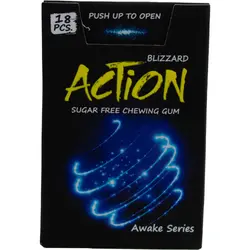 اکشن آدامس جعبه ای اکالیپتوس 18عددی