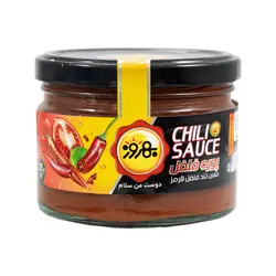 بهروز سس فلفل قرمز تند شیشه ای 225گرم