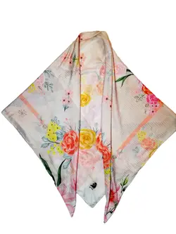 روسری شاهدخت نخی گلاریس مجلسی طرح بهشت   G-S8