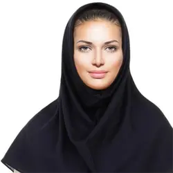 مقنعه کرپ رسمی اداری اعلاء SH-CREPHEJAB