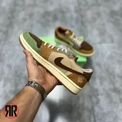 کتونی مردانه نایک ایر جردن 1 وودو Nike Air Jordan 1 Low Voodoo | فروشکاه کتونی رانینگ قشم