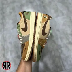 کتونی مردانه نایک ایر جردن 1 وودو Nike Air Jordan 1 Low Voodoo | فروشکاه کتونی رانینگ قشم