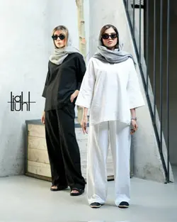 لینن یقه هفت جلوبسته