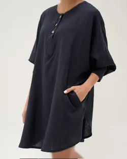 لینن پرو یقه ایستاده