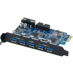 کارت 4 پورت  USB3 PCIE اینترنال