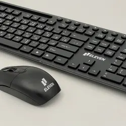 کیبورد و ماوس بی سیم WK801 ایلون ELEVEN