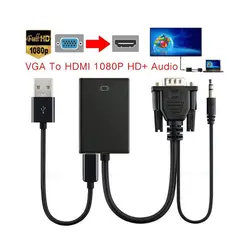 مبدل VGA به HDMI مدل وی نت