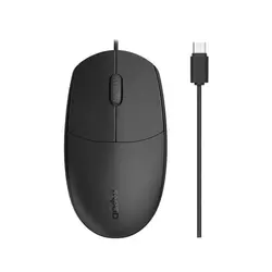 موس با سیم تایپ سی رپو مدل RAPOO N100C TYPE C