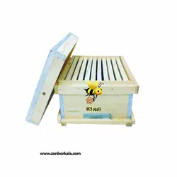 کندو چوبی خالی زنبور عسل (مدرن) ده قاب + قیمت خرید - زنبور کالا