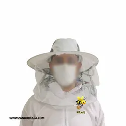 کلاه زنبورداری گرد درجه یک + قیمت و خرید - مشخصات _ زنبورکالا