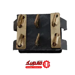 کلید هیتر برقی دو پل چراغدار توانکار