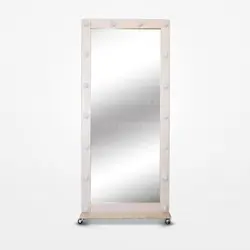 آینه چراغ دار طرح هالیوودی (چرخدار)