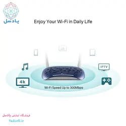 مودم روتر تی پی لینک مدل TD W9960 V1.20 دو آنتن VDSL/ADSL