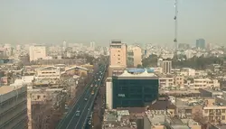 دانلود فوتیج آماده نمای کلی مرکز شهر تهران