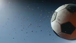 دانلود استوک فوتیج موشن گرافیک توپ فوتبال