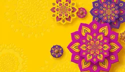 دانلود فوتیج بک گراند اسلیمی با پس زمینه زرد