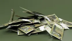 دانلود فوتیج بارش اسکناس ده هزار تومانی