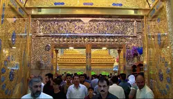 فوتیج راش خام ضریح حرم امام علی (ع)
