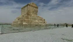 فیلم خام آرامگاه کوروش بزرگ
