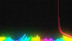 فوتیج اکولایزر طیف صدا