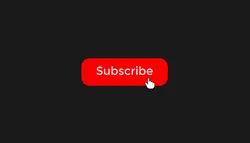 فوتیج دکمه قرمز سابسکرایب ویدئوی گرافیکی متحرک
