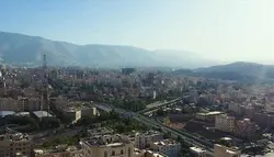 فوتیج هلی شات هوایی، پرواز بر فراز شهر تهران