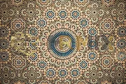 عکس استوک پس زمینه کاشی قدیمی مراکشی