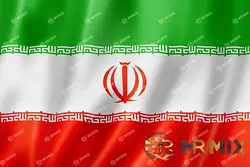 عکس استوک پرچم ایران رندر سه بعدی تکسچر ساتن