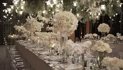 فوتیج چیدمان شام تزیینات میز جشن پذیرایی شب عروسی
