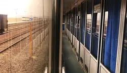 فوتیج سفر با قطار در نقاط کویری ایران